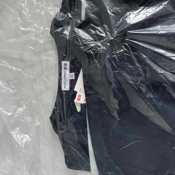 Ines de la Fressange (Uniqlo) Black Silk Wrap Dress - Picture 2 of 3